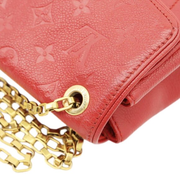 Louis Vuitton  Saint Germain PM Monogram Empreinte Leather Shoulder Bag Cerise - Picture 6 of 13